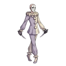 Marcel, the mute clown