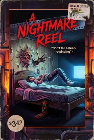 Cursed VHS tape: A Nightmare Reel