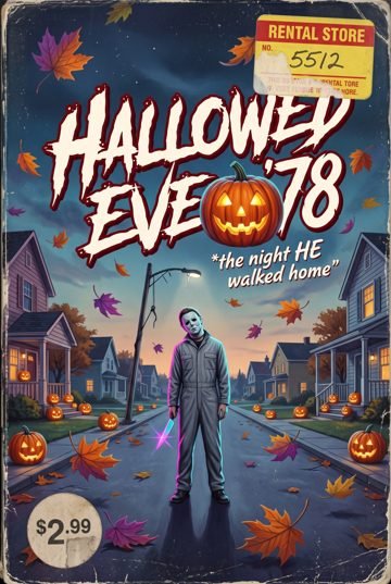 Cursed VHS tape: Hallowed Eve '78